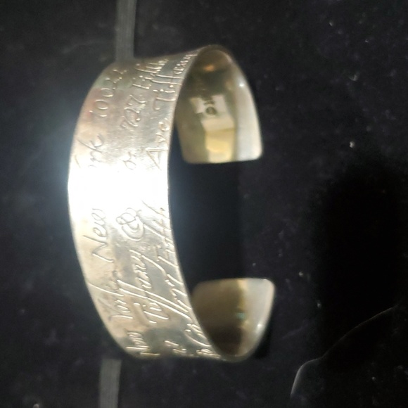 Authentic Tiffany & Co. 1997 Fifth Ave New York Sterling 925 Cuff Bracelet 6" - Picture 5 of 10